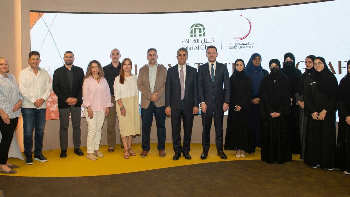Majid Al Futtaim and Zayed University Unite for Stunning Tilal Al Ghaf Mural!