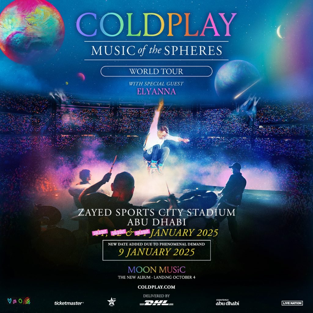 Coldplay Adds a Fourth Abu Dhabi Concert Due to High Demand