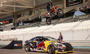 Daring World Supercross Stunt Featuring Iconic Uae Iconic Car Drifter Ignites Excitement On Yas Island