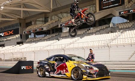 Daring World Supercross Stunt Featuring Iconic Uae Iconic Car Drifter Ignites Excitement On Yas Island