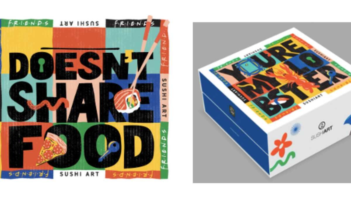 Sushi Art Collaborates With Warner Bros. To Launch A Friends Themed Menu!