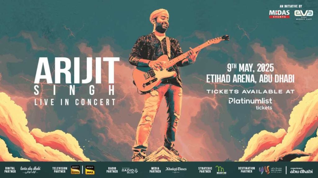 Arijit Singh Live In Abu Dhabi At Etihad Arena In Abu Dhabi